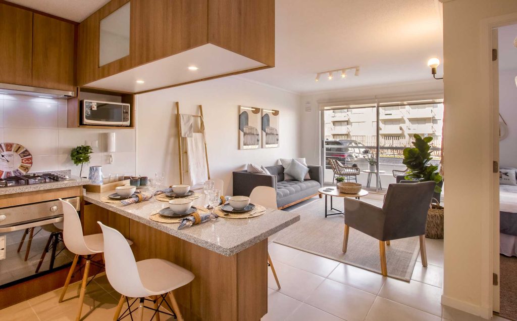 living comedor parquemar el tabo